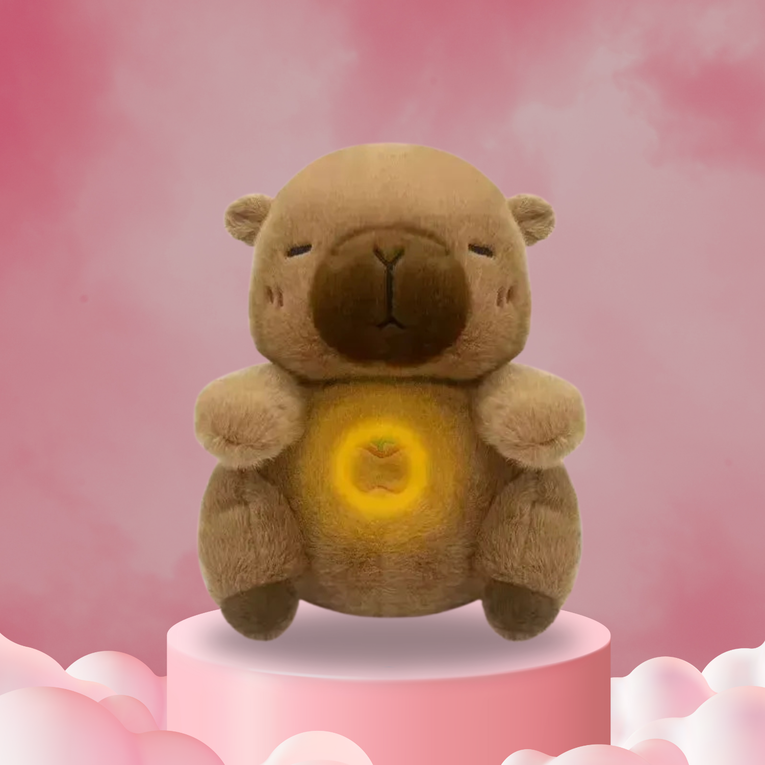 Cuddibud™ Capybara Brown – The Ultimate Cozy Sleep Plush!